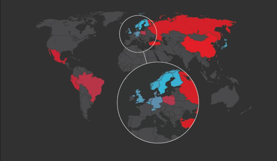Cyber Security: The World’s Best And Worst Presented With A Well-Designed Infographic